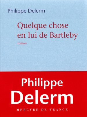 cover image of Quelque chose en lui de Bartleby